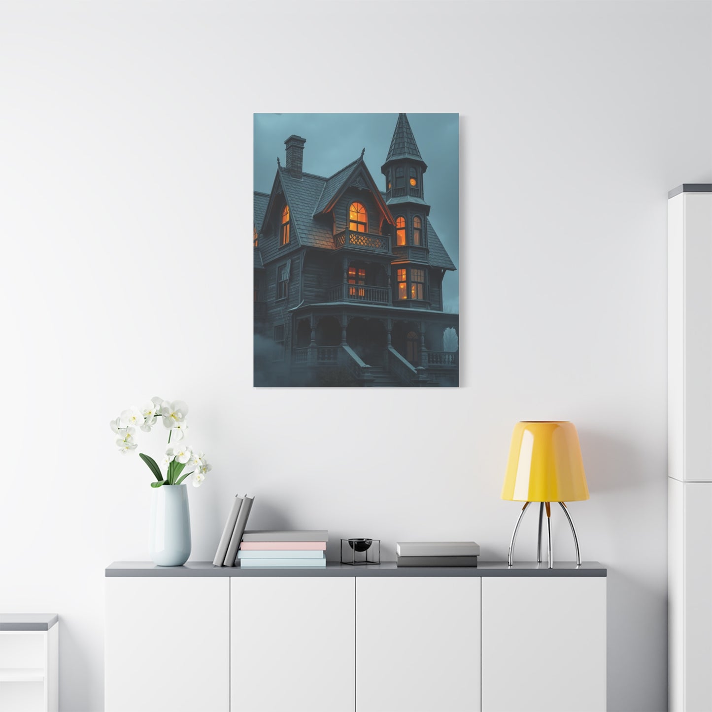 Supreme Haunted House Art Beautiful Collection Wall Art & Canvas Print