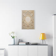 Ketubah-Inspired Papercut Relief Wall Art & Canvas Print