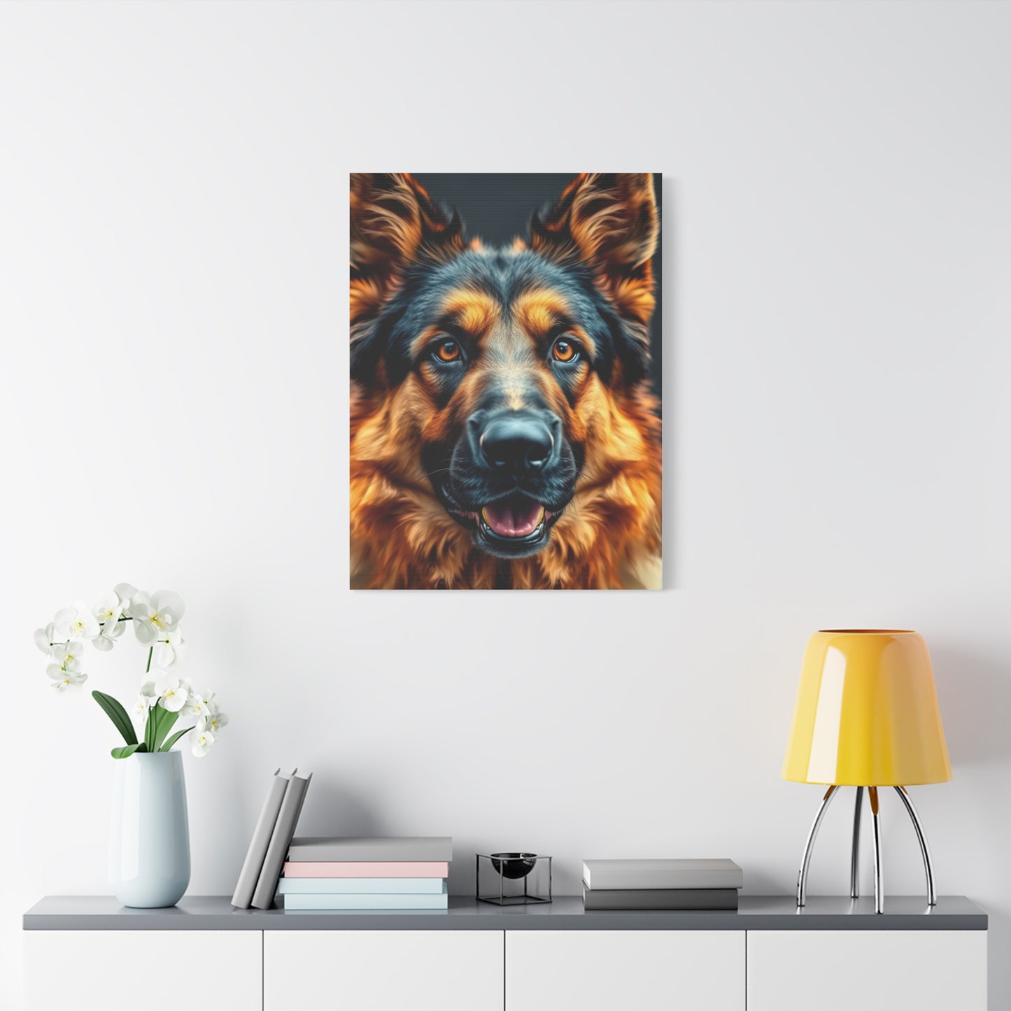 Elite German Shepherd Art Vision Wall Art & Canvas Print