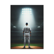 Stadium Spotlight Baseball Player Tribute Wall Art & Canvas Prints