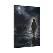 Jesus Walking on Water Scripture Wall Art & Canvas Print
