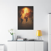World Journey Aviation Map Wall Art & Canvas Prints