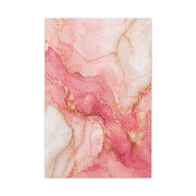 Pink and Gold Marble Flow Wall Art & Canvas Print