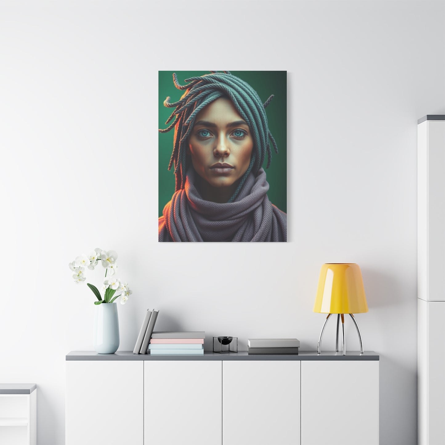 Elite Sage Green Art Vision Wall Art & Canvas Print