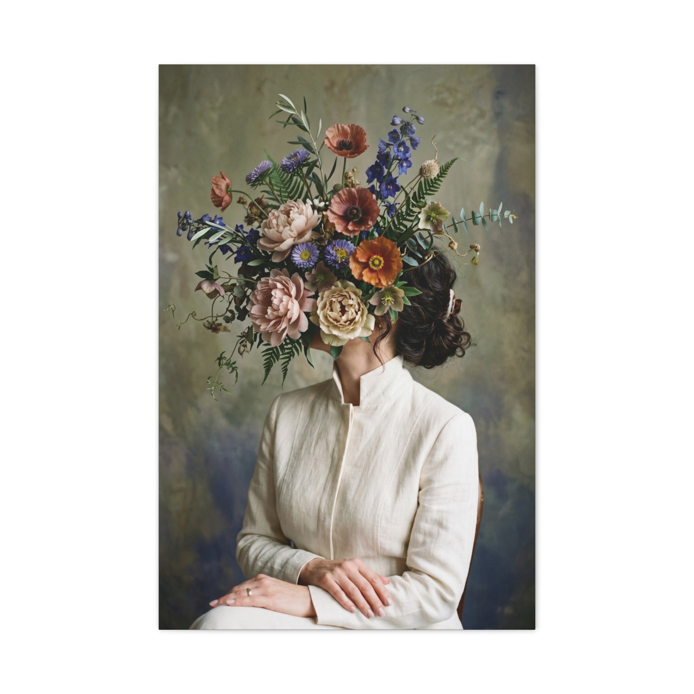 Botanical Identity Portrait Study Wall Art & Canvas Print