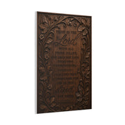 Proverbs Heirloom Wood Scripture Wall Art & Canvas Print