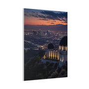 Los Angeles Skyline from Griffith Observatory Wall Art & Canvas Print