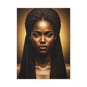 Radiant Braided Queen Portrait Wall Art & Canvas Prints