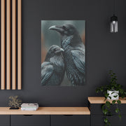 Raven and Crow Portrait – Shadow Companions Wall Art & Canvas Print