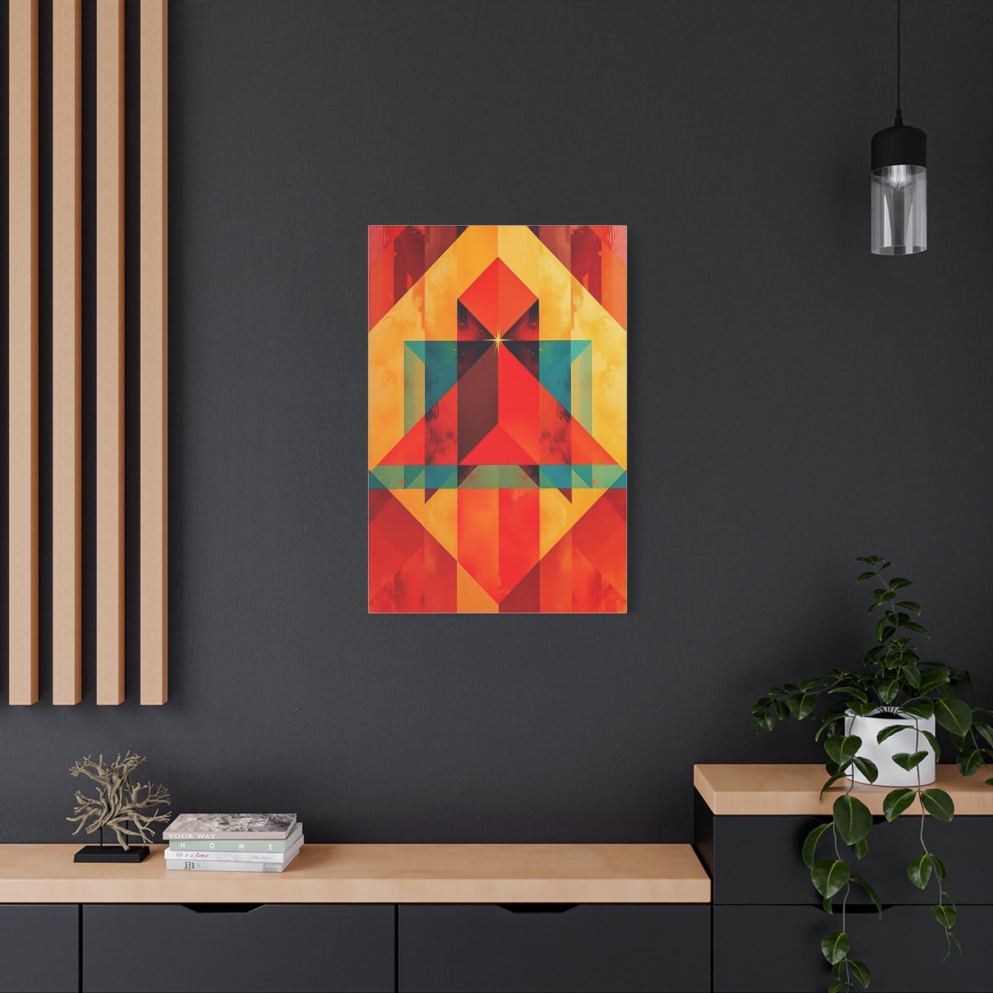Harmonic Abstraction Elegance wall art & canvas print