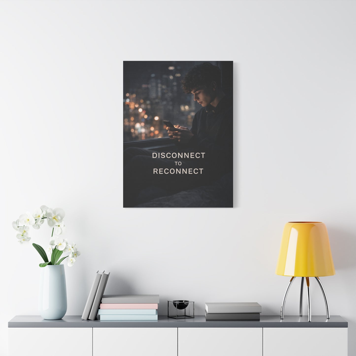 Disconnect to Reconnect Wall Art & Canvas Print
