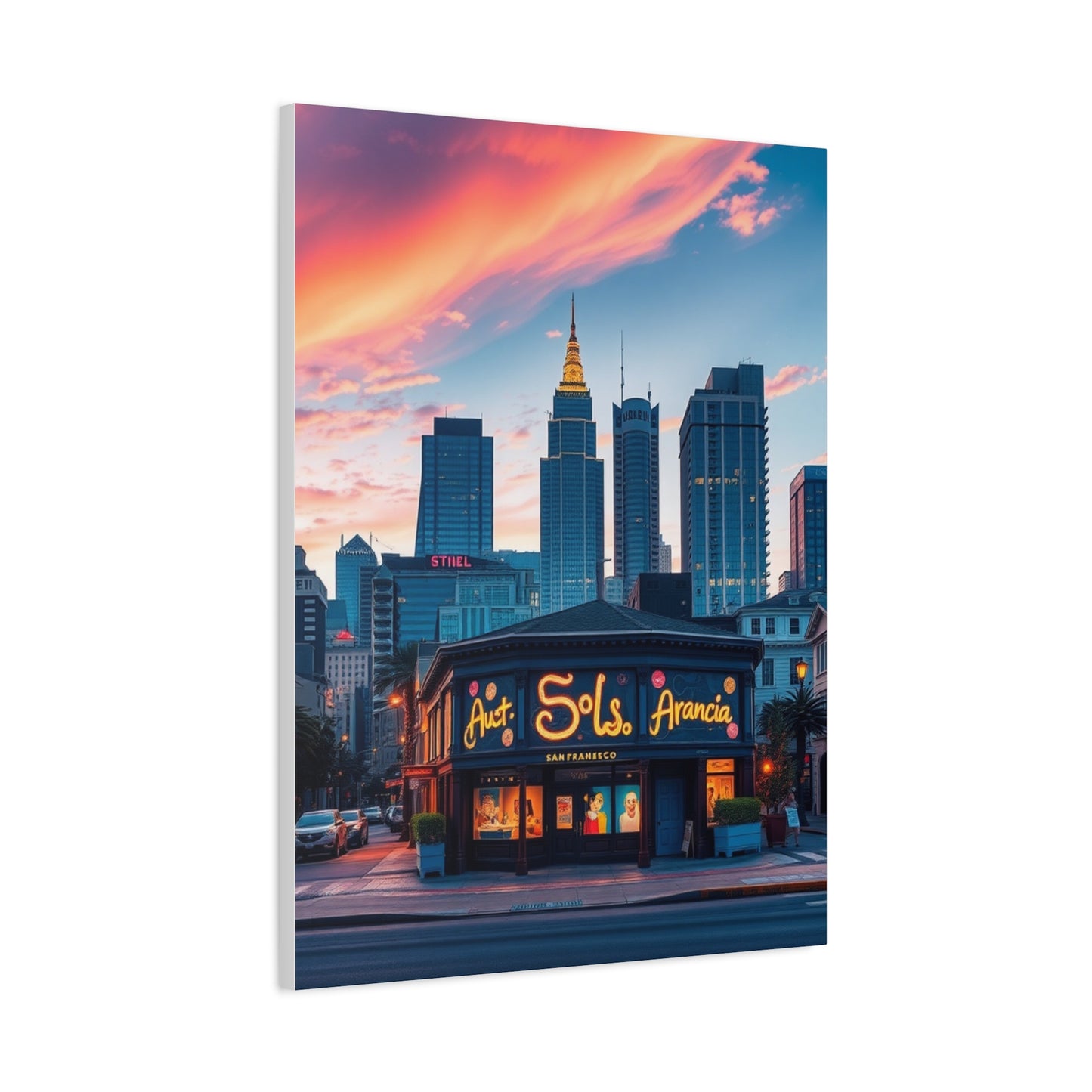 San Francisco Art Canvas Art 5 Wall Art & Canvas Print