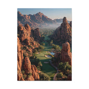 Desert Canyon Golf Course Aerial Wall Art & Canvas Print