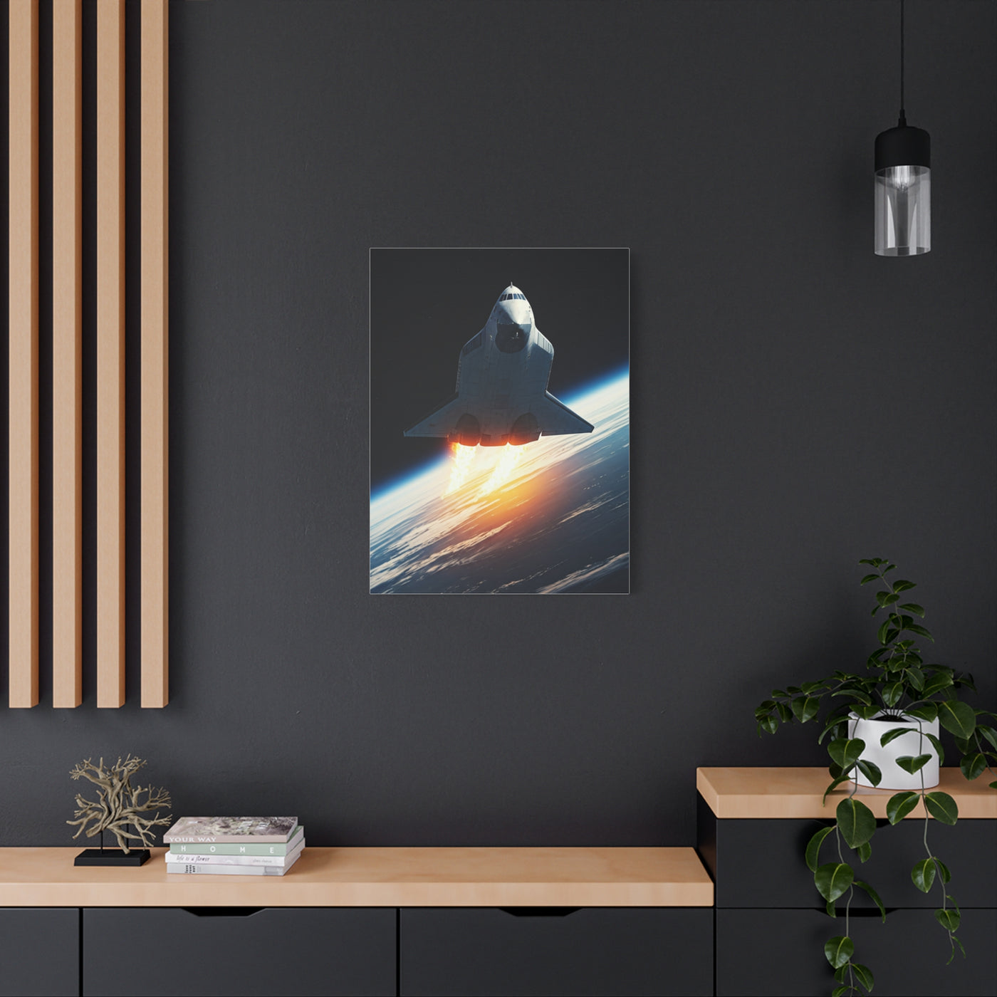 Space Shuttle Earth Ascent Wall Art & Canvas Prints