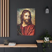 Classical Portrait of Christ Sacred Gaze Wall Art & Canvas Print