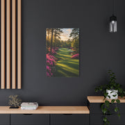 Championship Spring Azalea Golf Course Wall Art & Canvas Print