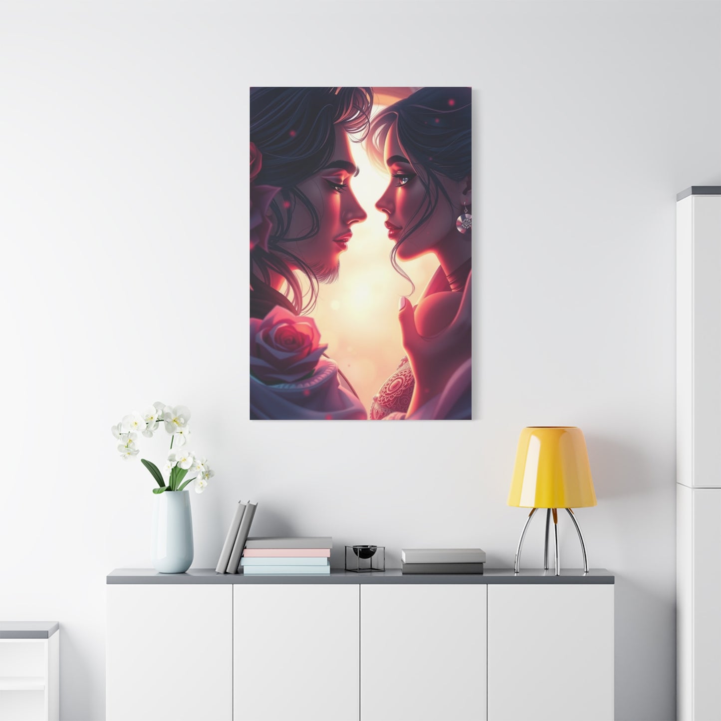 Soulful Embrace Canvas Wall Art & Canvas Print