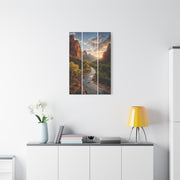 Zion Canyon Triptych Landscape Wall Art & Canvas Print