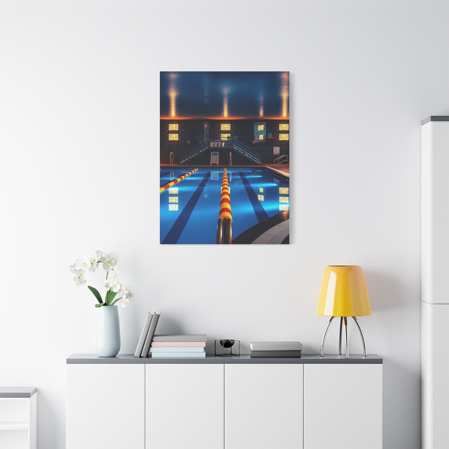 Supreme Swimming Pool Art Beautiful Collection Wall Art & Canvas Print