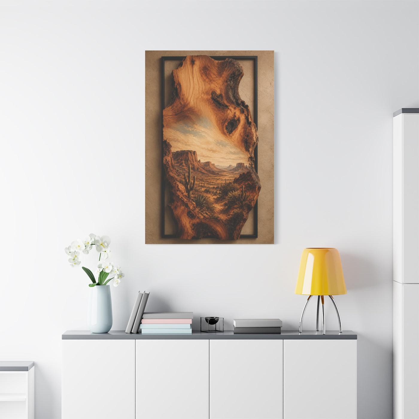 Live Edge Desert Mesa Southwest Wall Art & Canvas Print