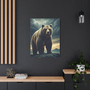 Mountain Overlook Grizzly Wall Art & Canvas Prints