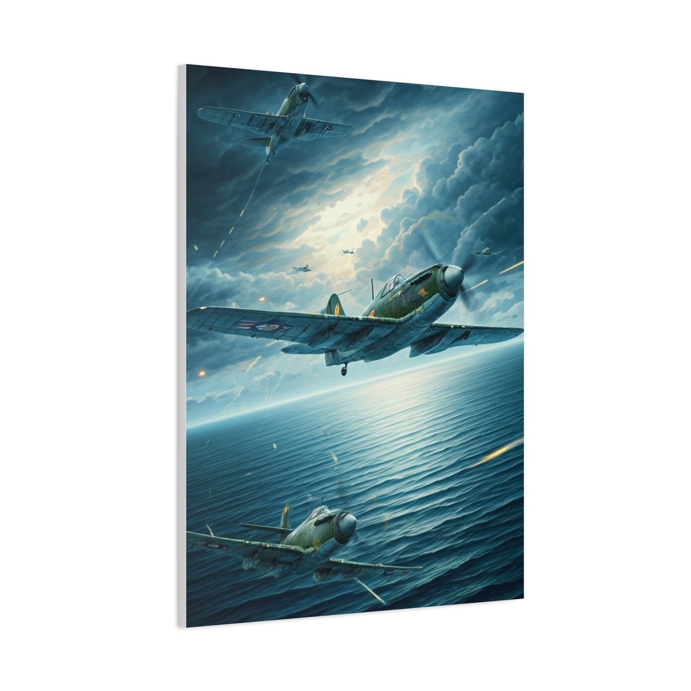 Storm Skies Aerial Battle Flight Wall Art & Canvas Prints  .