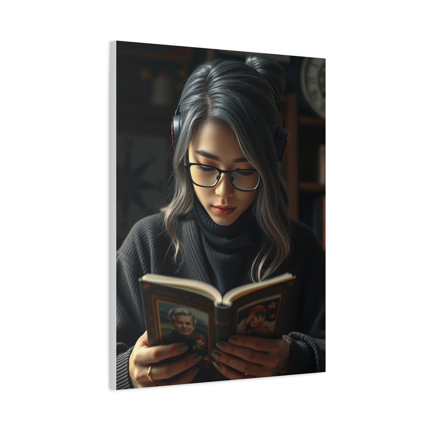 Reading Wall Art Refined Canvas Wall Art & Canvas Print