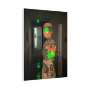 Luminous Crystal Figure Installation Wall Art & Canvas Print