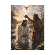 Baptism of Christ Sacred River Wall Art & Canvas Print
