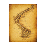 Vintage Serpent River Map Wall Art & Canvas Prints