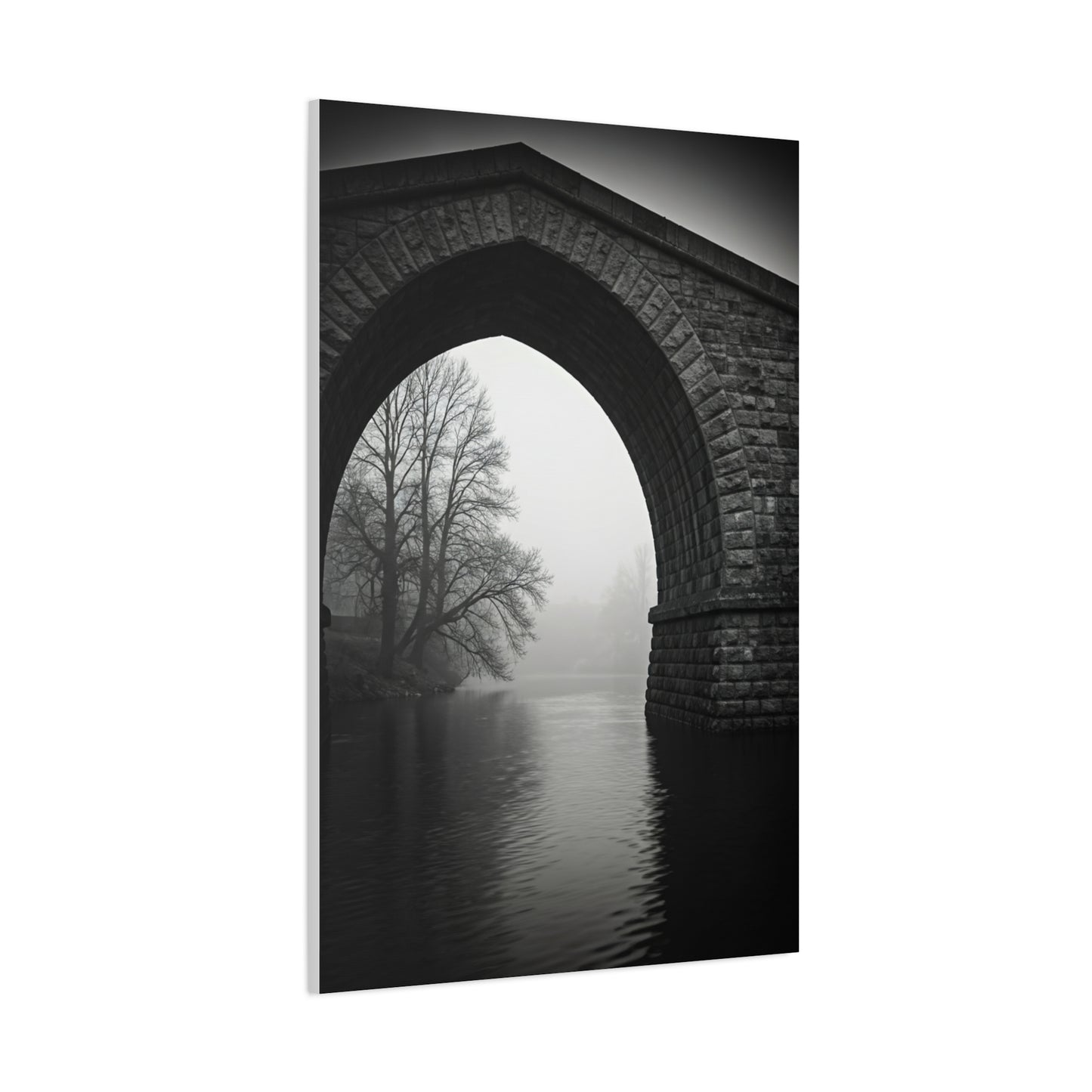 Misty Archway Bridge Scene Wall Art & Canvas Prints