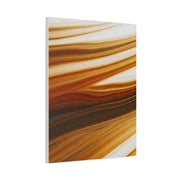 Golden Earth Wave Abstract Wall Art & Canvas Prints