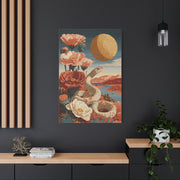 Celestial Desert Snake Folk Wall Art & Canvas Print