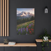 Mount Rainier Wildflower Meadow Wall Art & Canvas Print