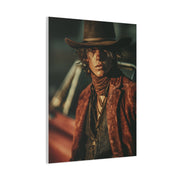 Western Editorial Cowboy Portrait Wall Art & Canvas Print