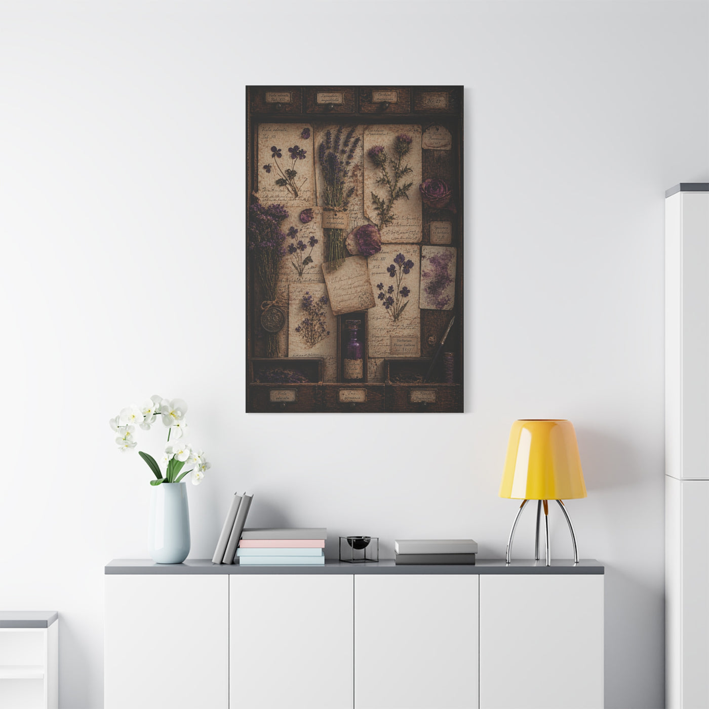 Antique Botanical Herbarium Study Wall Art & Canvas Print