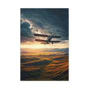 Sunset Passage Above Rolling Valleys Wall Art & Canvas Prints