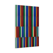 Offset Geometric Color-Field Wall Art & Canvas Print