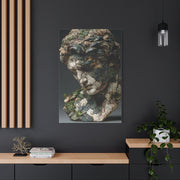 Verdigris Marble Bust Sculpture Wall Art & Canvas Print