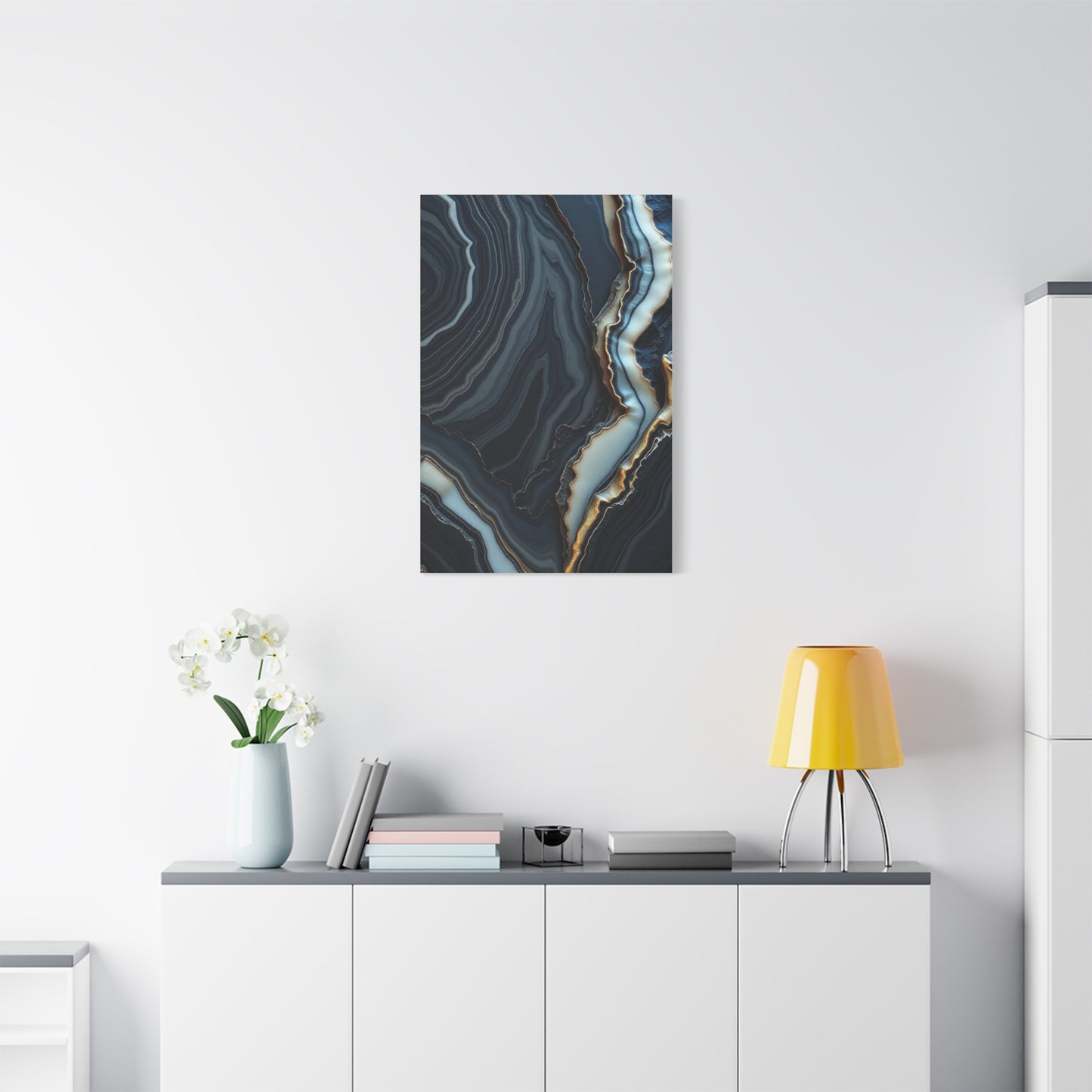 Masterpiece Charcoal, Onyx, and Ivory Art Vision Wall Art & Canvas Print