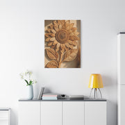 Artisan Woven Sunflower Relief Wall Art & Canvas Print