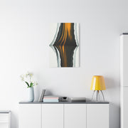 Vertical Gold Reflection Abstract Wall Art & Canvas Prints