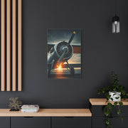 Vintage Prop Engine Close-Up Wall Art & Canvas Prints