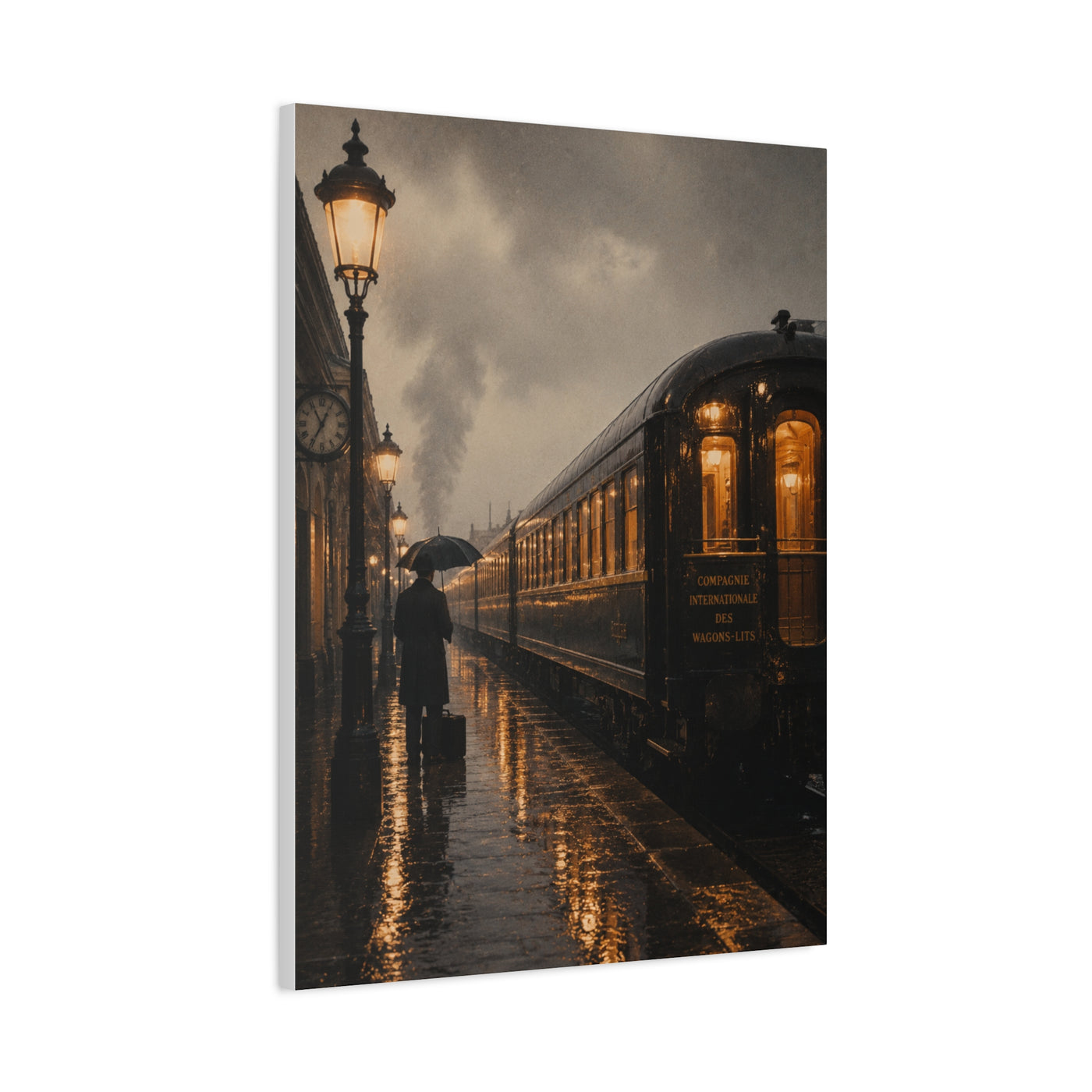 Classic European Night Train Journey Wall Art & Canvas Print