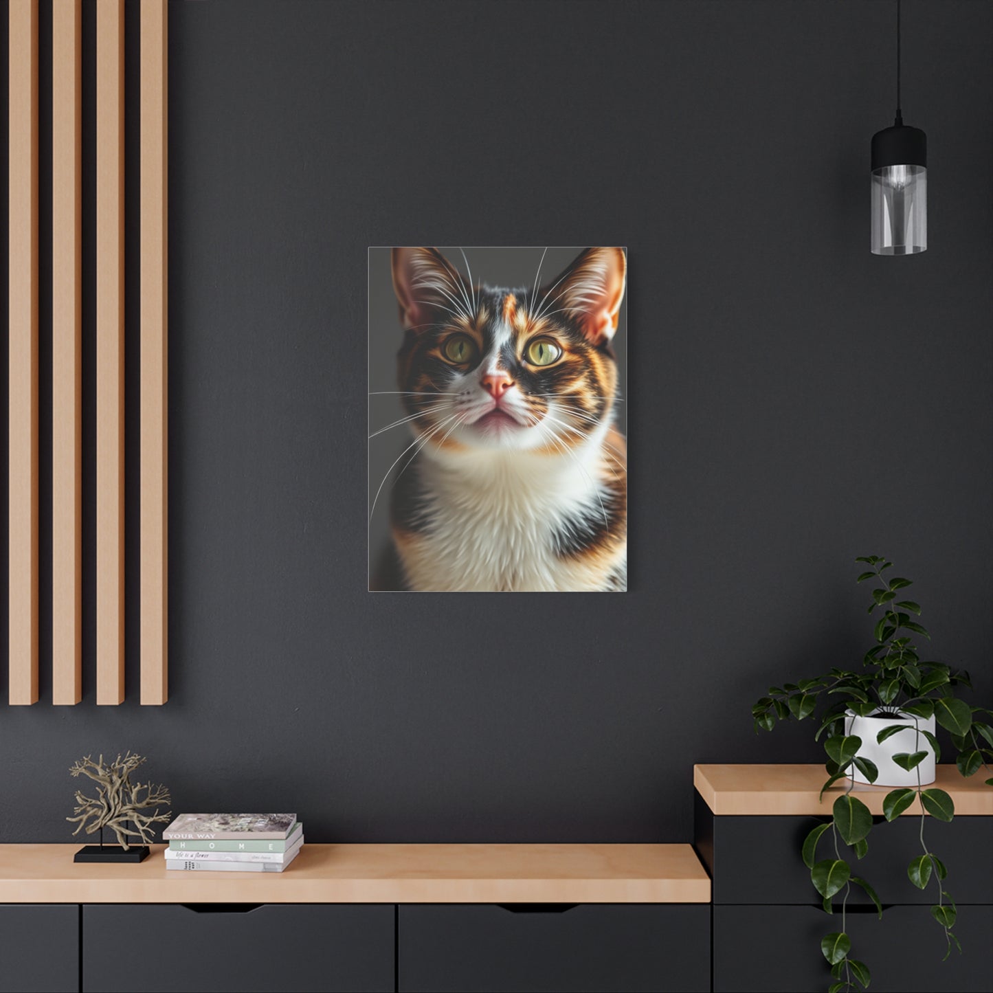 Vision Calico Cat Art Art Wall Art & Canvas Print