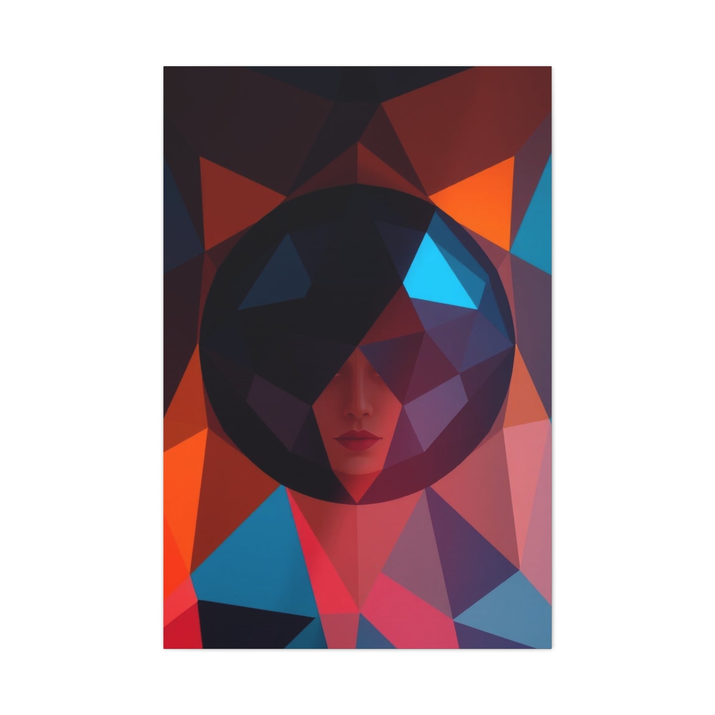 Geometric Aura Masterpiece Wall Art & Canvas Print