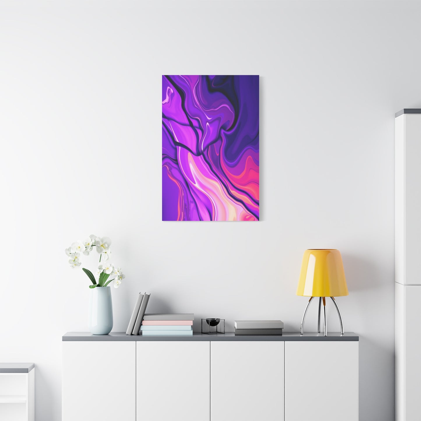 Indigo Dreamscape Painting wall art & canvas print