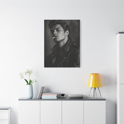 Rebel Leather Jacket Portrait Wall Art & Canvas Print