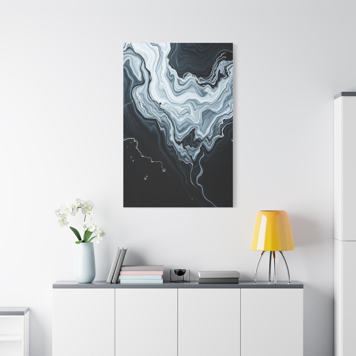 Black and White Abstract Art Supreme Canvas Wall Art & Canvas Print