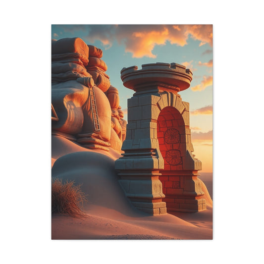 Starlit Dune Panorama Wall Art & Canvas Print